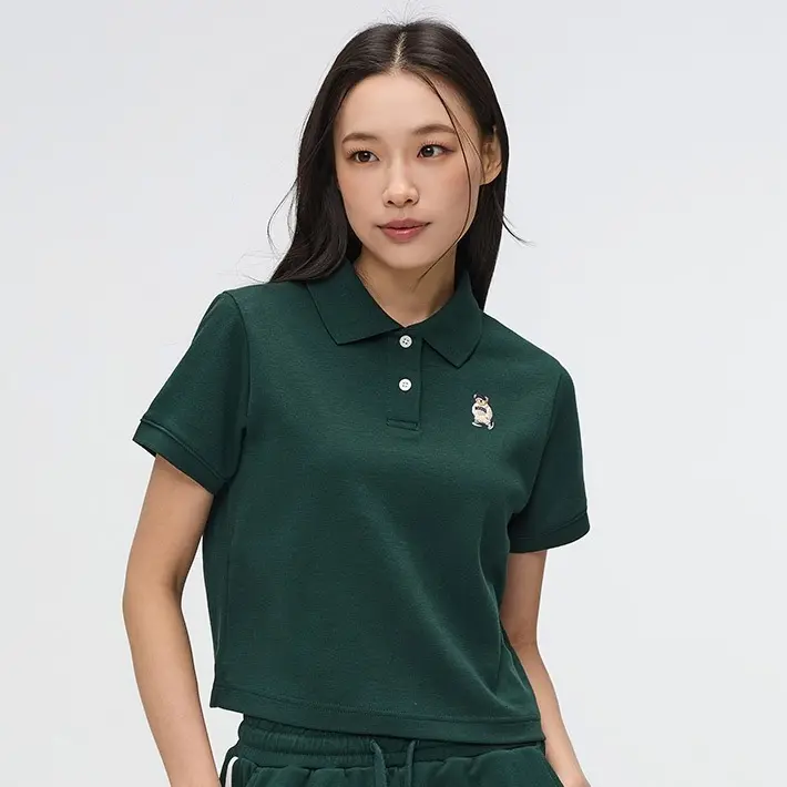 [PREORDER] SPAO, (WOODY) SOFT COTTON CROP COLLAR TIE, POSPHWF24G50 (KPSP15)