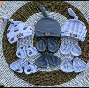 3 Set Topi Bayi Lahir Dan Sartaki Newborn 0-3 Bulan motif terbaru