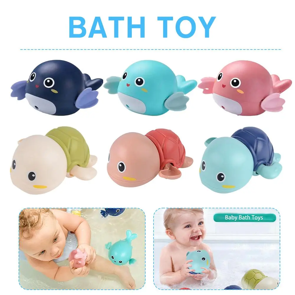 Little Turtle Toys Clockwork Baby Bath Toy Baby Toys Baby Swimming Toys Toddler Toys Turtle Toy Swimming Baby Bath