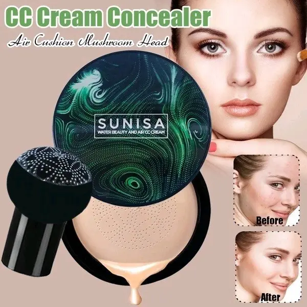 SUNISA BB CUSHION GAGANG JAMUR WATERPROOF TAHAN LAMA ORIGINAL