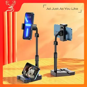 2IN1 Standing Holder Ponsel Penyangga Stand Siaran Langsung Untuk Berputar Menonton Video Stand Tablet Ponsel Multifungsi