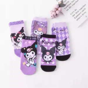 [Gemmyora] KuroKuro Kaos Kaki Anak Import Kaos Kaki Anak Kuromi Kaos Kaki Anak Perempuan