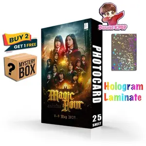 [Magic Hour] Hologram-Photocard jkt48 new era work out 1 set isi 25 foto laminasi glossy gambar 2 sisi