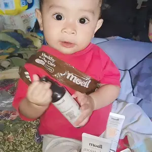 Moell Exclusive Combo-Hair Lotion 100ml  & Body Lotion 185gr & Face Cream 40gr & Physical Sunscreen 30gr - Skincare Dengan Microbiome Teknologi