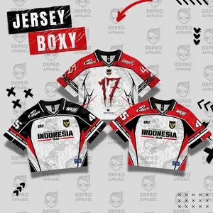 DXPRO APPAREL Jersey Boxy Dry-Fit UV Premium NKRI Spesial Kemerdekaan Indonesia Series Sport Unisex