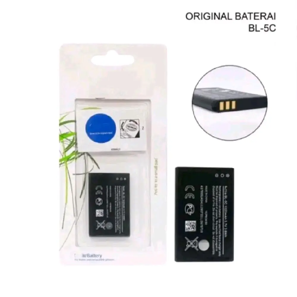 Baterai Original Nok BL 5C BL 4C Hp Jadul Good Quality Best Seller BL5C BL4C Battery Bat Batre Batrai Batrei Telepon Elektronik