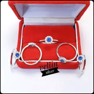 Cincin Silver Wanita 925 Asli - Perhiasan Cincin Perak Ori 925 Elegan Antikarat