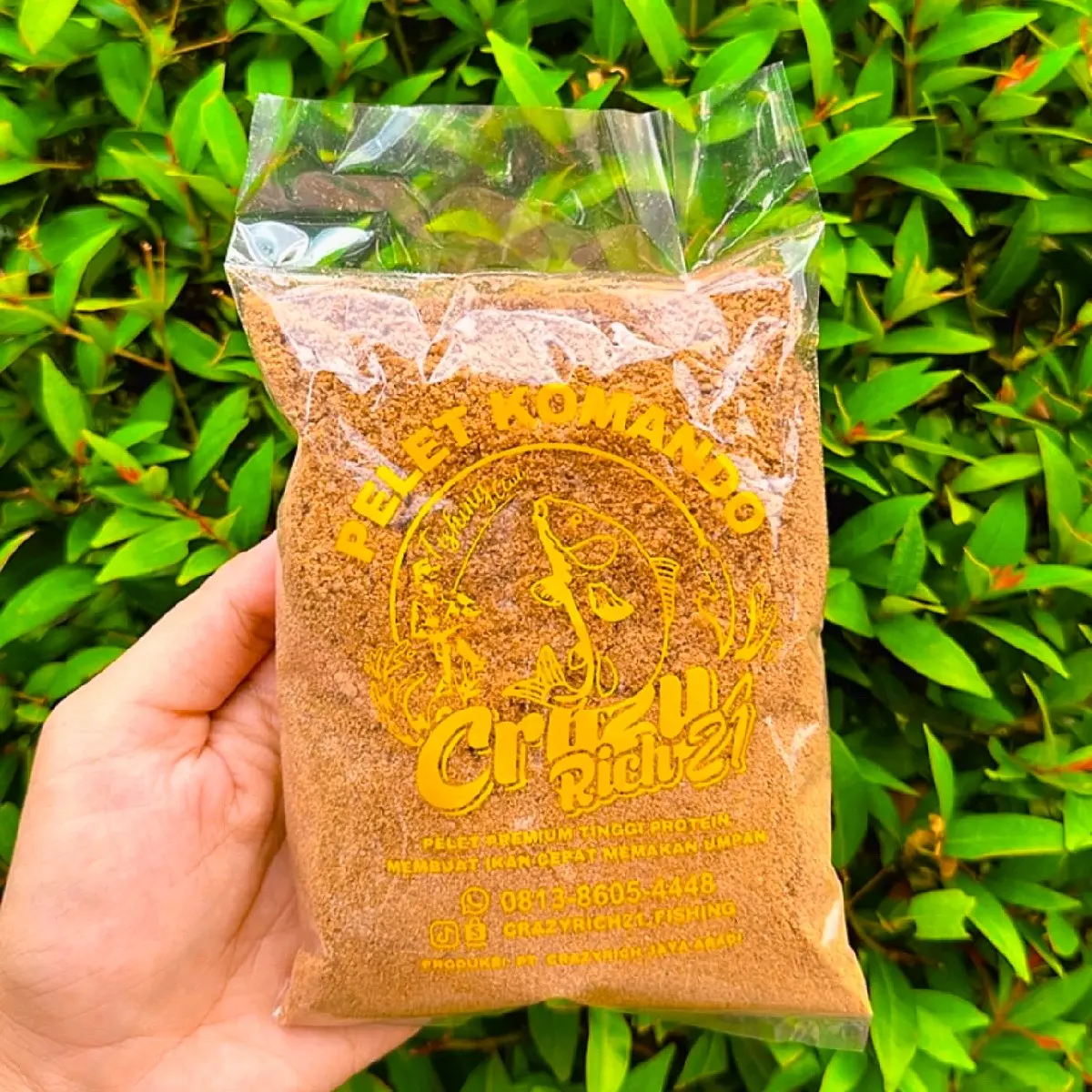PELET KOMANDO  Protein Tinggi cocok segala jenis ikan kemasan baru