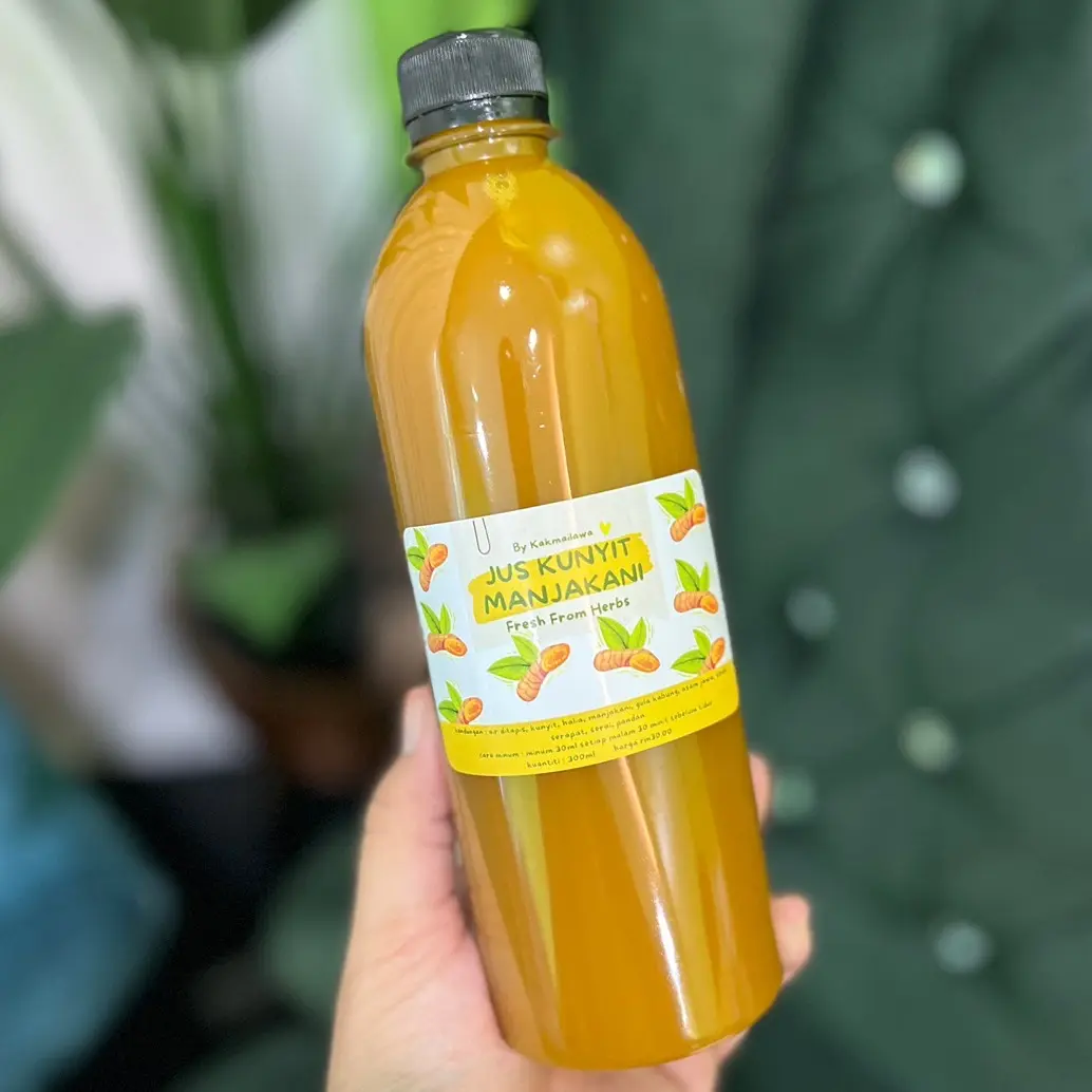 <NEW> JUS KUNYIT MANJAKANI PURE HOMEMADE