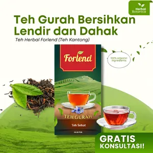 FORLEND Teh Gurah Herbal 30g - Kuras Dahak & Lendir - Solusi Alami BPOM & Halal untuk Batuk Pilek & Sinusitis