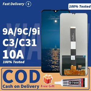 【ORIGINAL】LCD 9A / 9C / 9i / C3 / C31 / 10A / 9AT / 9A Sport  Display Screen Assembly Quick Replacement / 100% ORIGINAL HD