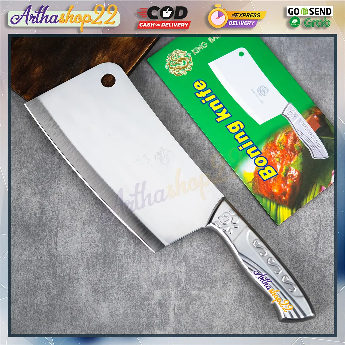 Pisau Dapur Serbaguna Stainless Steel jaguar