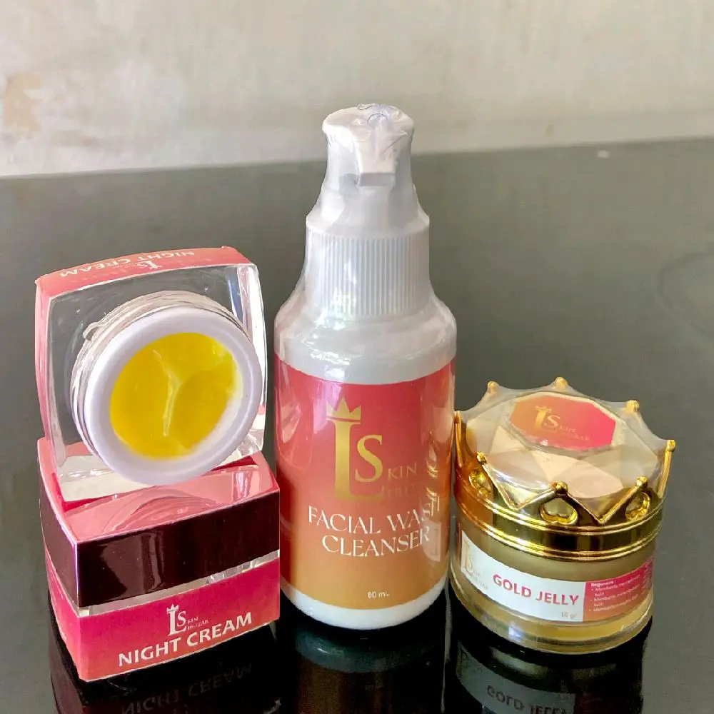LIBUZAR SKIN Paket Komplit Facial Wash + Gold Jelly + Night Cream