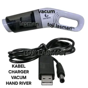 ( KABEL CHARGER VACUM HAND RIVER ) COLOKAN CARGE CASAN CHARGE VACUUM VAKUM VAKUM PENYEDOT DEBU PORTABLE CLEANER Star+ Kabel USB Vacuum Cleaner Han River Hanriver Finito Kadonio GM Bear Tummy 8.4V 9V