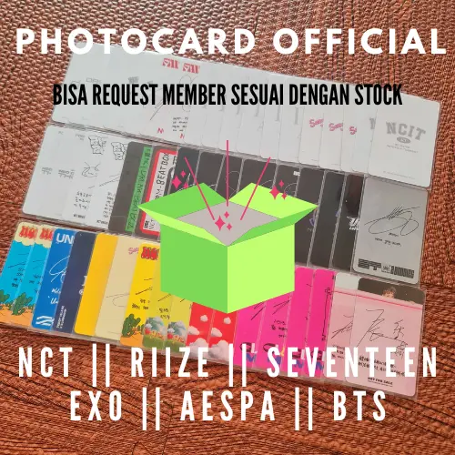 [BUY 1 GET 1] SALE PC OFC // PHOTOCARD OFFICIAL [NCT TIDAK ADA TAEIL //TIDAK ADA CO PACKING]