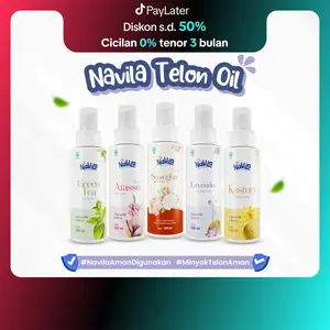 Navila Minyak Telon Wangi 100 ml untuk bayi balita baru lahir BPOM dan Halal MUI Arasso Saranghae Greentea Lavender Kasturi Telon Oil Bayi Menghangatkan telon