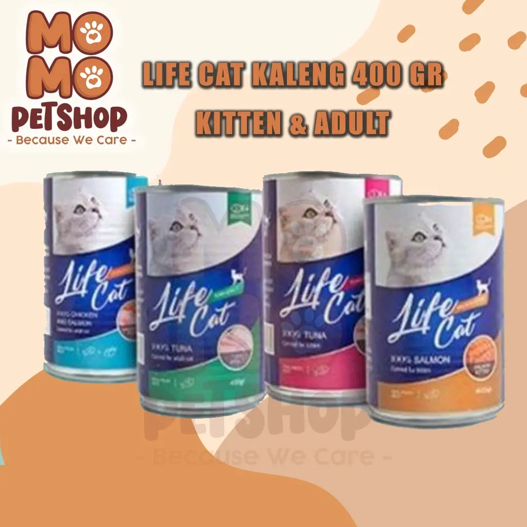 LIFE CAT KALENG 400 GR [ MAKANAN KUCING ] CAT FOOD