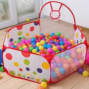 Pop Up Ball Pool With Basket Ring Keranjang Tenda Kolam Mandi Bola
