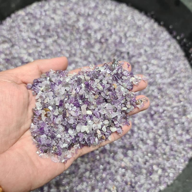 BATU AMETHYST MINI CHIPS 3-5mm Top Grade 100grams