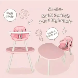 kursi makan anak multi switch 3 in 1 high chair