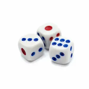 WHITE DICE DADU PUTIH