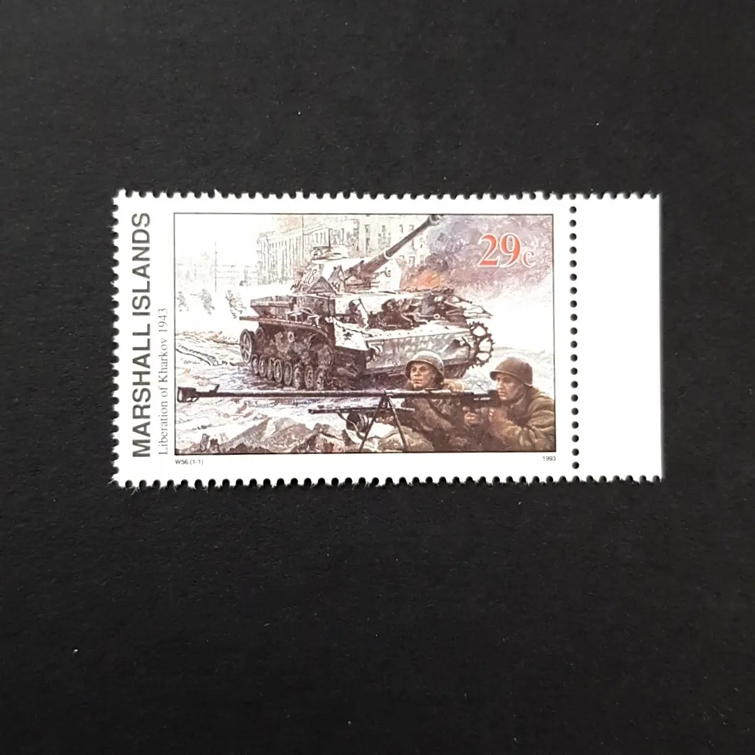 Perangko/Prangko Perang Dunia II . Liberation of Kharkov 1943