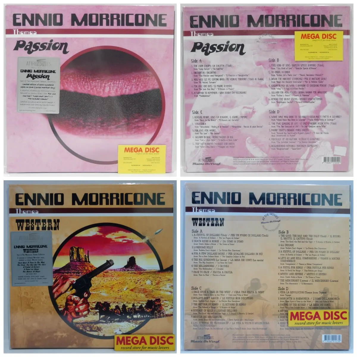LP Ennio Morricone - Soundtrack OST Album 1 Vinyl - Cek Vinyl / BC