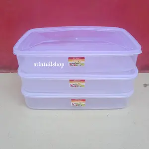3 PCS BOK /KOTAK/ TEMPAT BROWNIS / TEMPAT MENYIMPAN MAKANAN 2000 ML