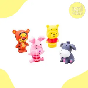 SmolBabies - Disney Pooh Piglet Karet Mainan Mandi Bayi
