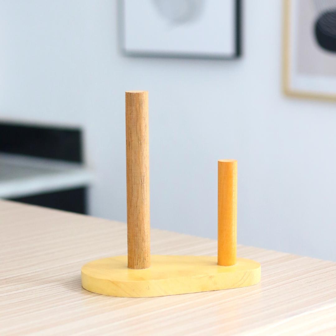 Tempat Tissue Roll Kayu Wadah Tissue Meja Pinexa