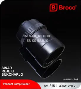 BROCO FITTING GANTUNG HITAM