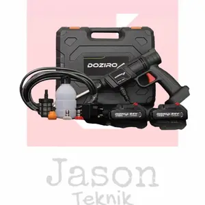 DOZIRO JET CLEANER CORDLESS MESIN CUCI MOBIL MOTOR JETWASHER 2 BATERAI