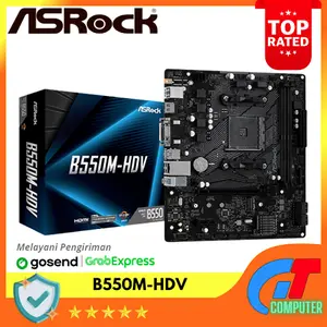 ASRock B550M-HDV (AM4, AMD Promontory B550, DDR4, USB3.2, SATA3)