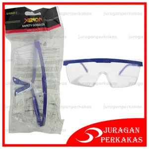 KACAMATA SAFETY CLEAR GURINDA GERINDA GOOGLE LAS BENING XENON E40620-2