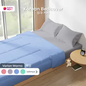 Bedcover Selimut Korea Minimalis 180x200 Bed Cover Aesthetic Katun