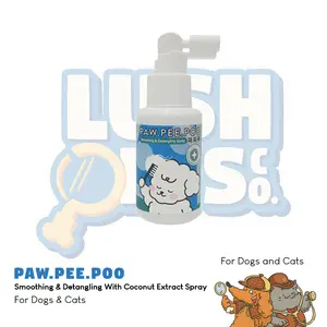 Paw.Pee.Poo Smoothing & Detangling With Coconut Extract Spray For Pet