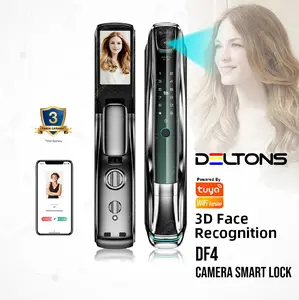 Smart Lock Camera DF4 Face Recognition Fingerprint Door Viewer Tuya App