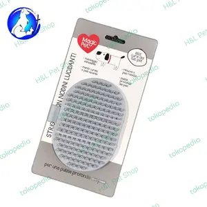Magic Pet Grooming Brush Dog Cat Sikat Mandi Karet Anjing Kucing