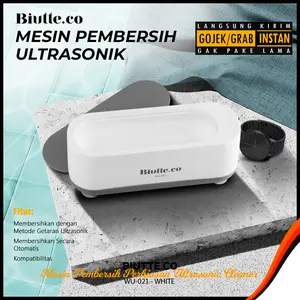 Biutte.co Mesin Pembersih Perhiasan Ultrasonic Cleaner WU-021 White