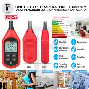 UNI-T ut333 Termometer Hygrometer Pengukur Suhu dan Kelembaban Udara