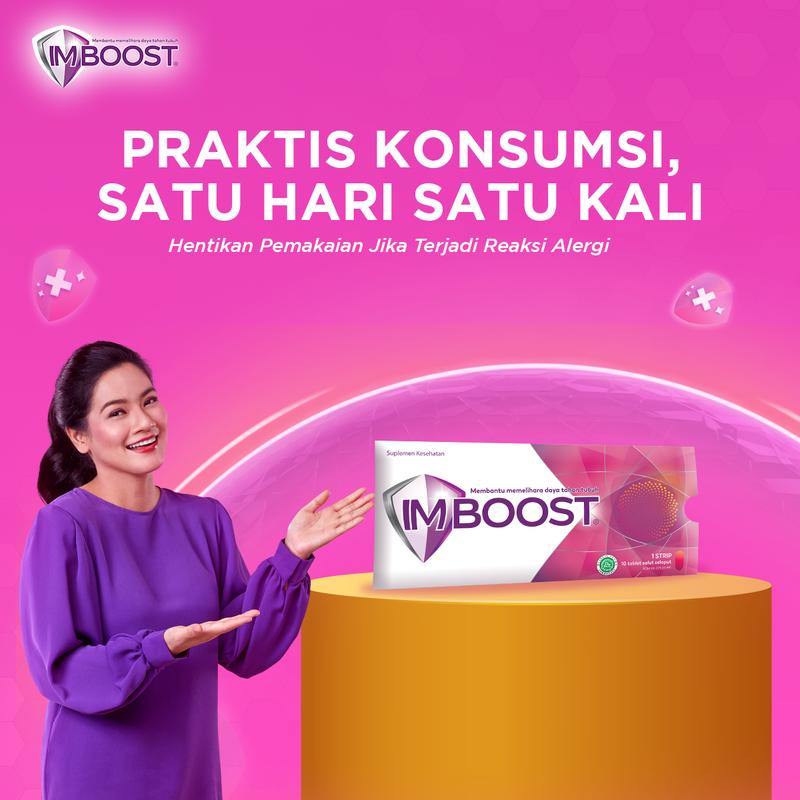 Imboost Tablet Daya Tahan Tubuh - 1 Strip @10 Tablet