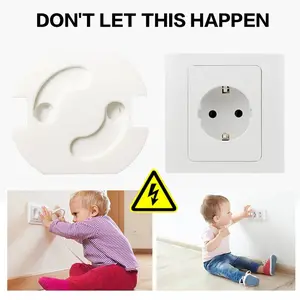 safety socket plug listrik eu spring style