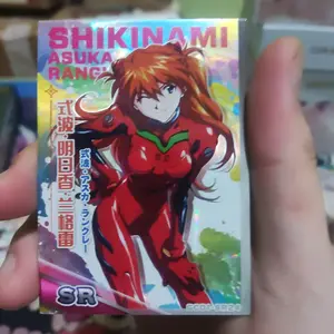 asuka evangelion sr gc01 anime card tcg
