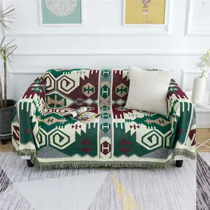 Nordic blanket VINTAGE GREEN / throw blanket / penutup sofa / sofa bed