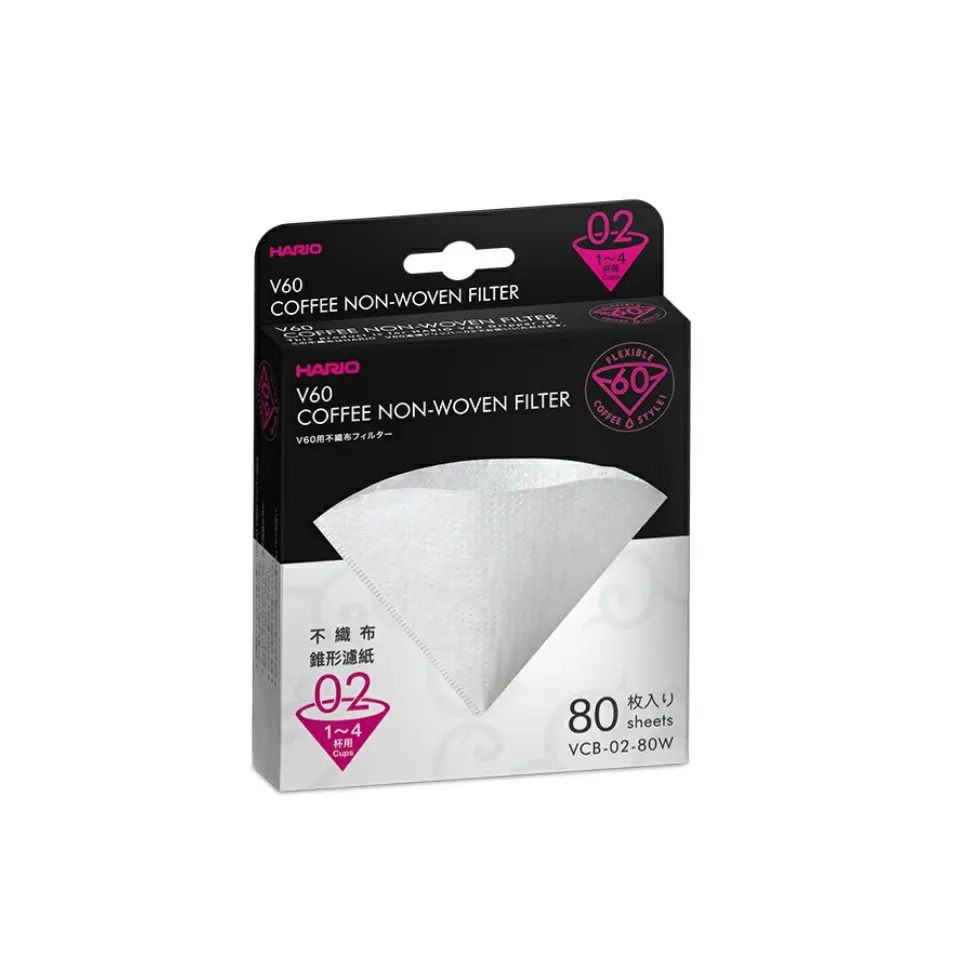 Original Coffee Non Woven Filter 02 VCB-02-80W