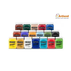 Cat Wajah & Tubuh Global Colours BodyArt 200ml – Face & Body Paint Profesional Non-Toxic - Glitter, Neon & Metallic