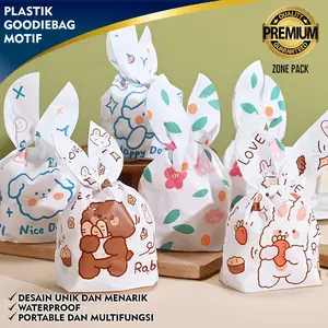 Plastik GoodieBag Karakter Motif| Kantong Plastik Karakter Souvenir|