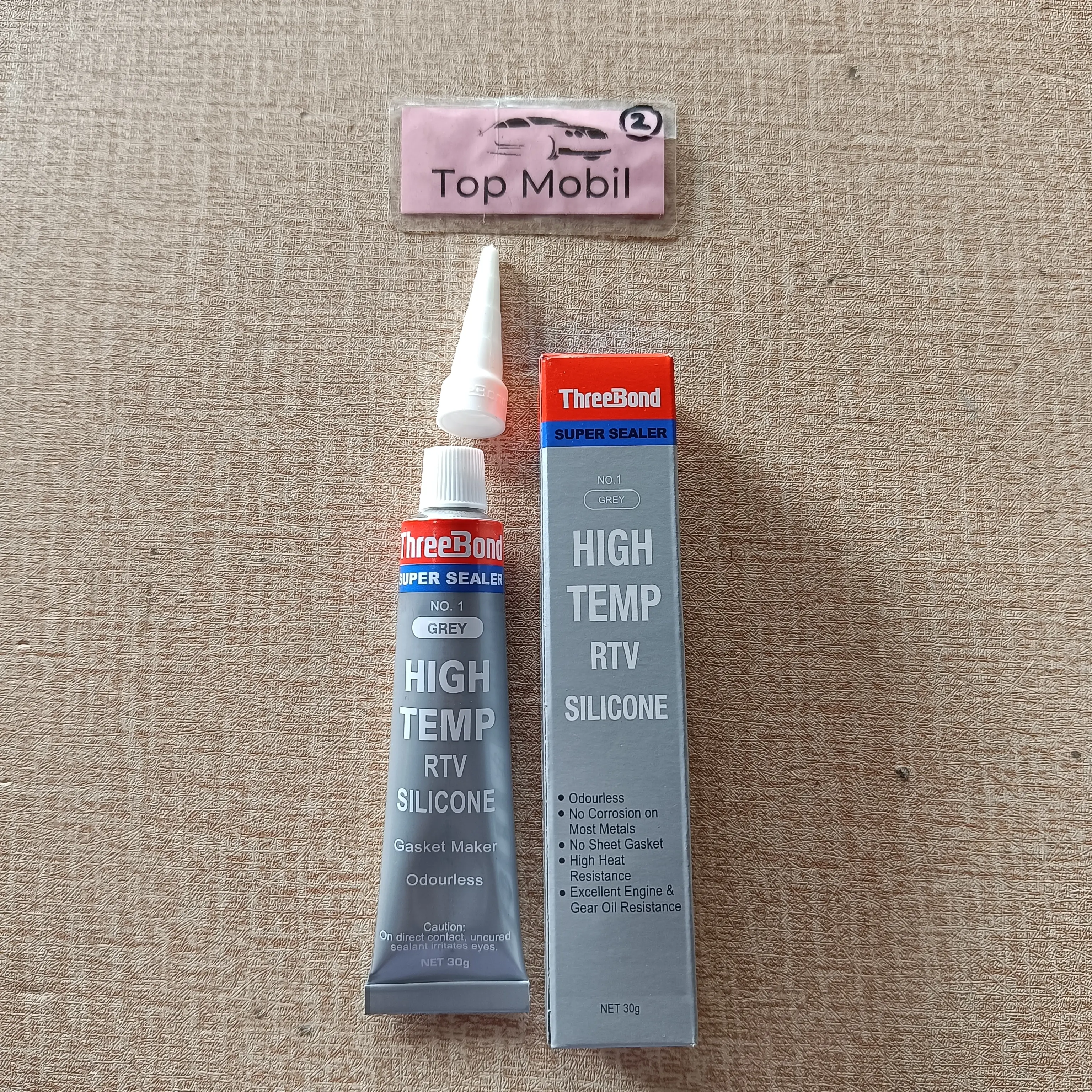 Lem Threebond Tribond High Temperatur RTV Silicone Grey Red 75gr - Shop ...