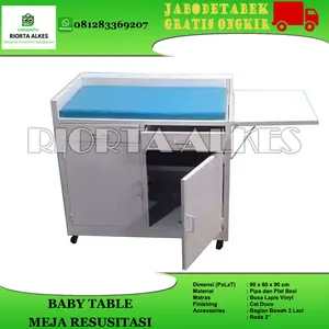 meja resusitasi bayi rumah sakit baby table