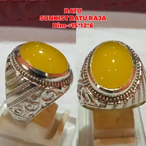 BATU SUNKIST CANSEDONT TOP QUALITY CINCIN ALPAKA TIDAK GATAL